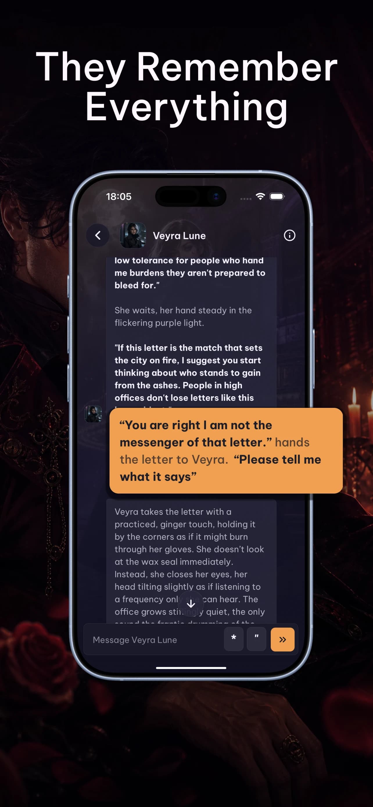 A remembered conversation in Lore